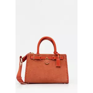 Tommy Hilfiger geantă de mână din piele întoarsă imagine