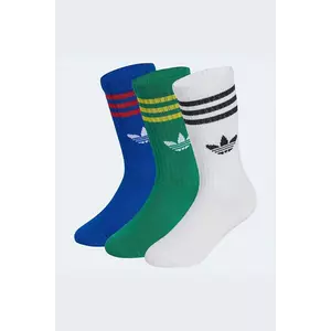 adidas Originals șosete pentru copii cu bumbac 3-pack imagine