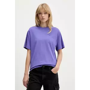 HUGO Blue tricou din bumbac Vintage Tee_B_1 imagine