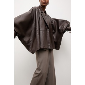 Answear.LAB geacă oversize pentru femei, din piele BALO Unscripted Collection imagine