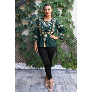 Bluza brodata Madelin 9 imagine