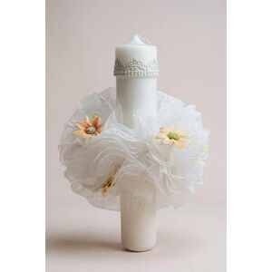 Lumanare Decorata Manual Floare 2 imagine