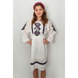 Rochie traditionala fetite Zoe 3 imagine