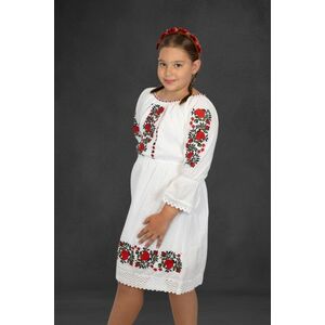 Rochie traditionala fetite Elvira 2 imagine