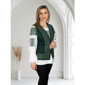 Vesta brodata traditional Luana 2 imagine