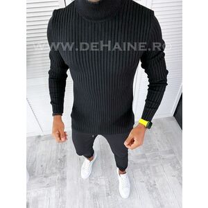 Helanca barbati slim fit neagra T3717 P20-2.3 imagine