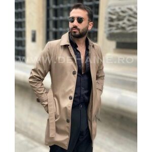 Palton barbati slim fit cu R2277 D3-4.1 imagine