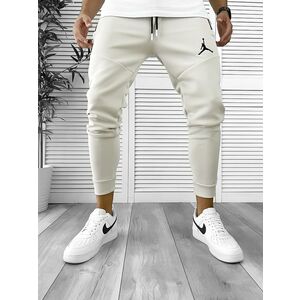 Pantaloni de trening bej conici 12361 D3-3.3 imagine