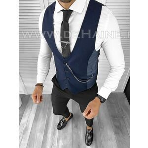 Vesta barbati eleganta slim fit bleumarin B8072 O1-4.2 imagine