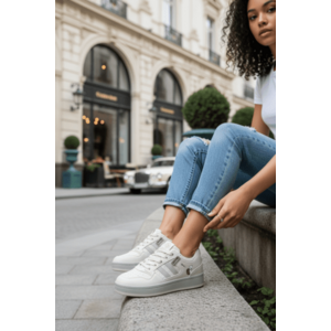 Adidasi dama gri casual 106 imagine