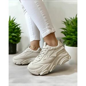 Adidasi dama casual bej La247 T50-3 imagine