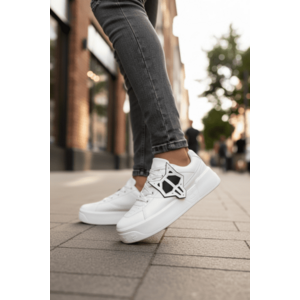 Adidasi barbati casual WOLF albi 080 N13 imagine