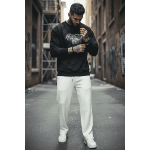 Bluza barbati slim fit neagra SA25 14-2.1 imagine