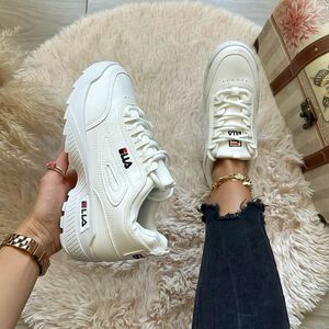 Adidasi dama casual albi M008 T6-1 imagine