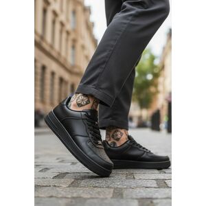 Adidasi barbati casual negri C09 T13-1 imagine