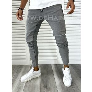 Blugi barbati conici gri 002 M3-2.1 imagine