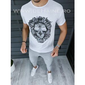 Tricou barbati slim fit CU MIC DEFECT ZR DEF9856 O2-4.1 imagine