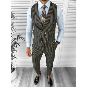 Pantaloni barbati eleganti in carouri 10065 P19-3.2 imagine