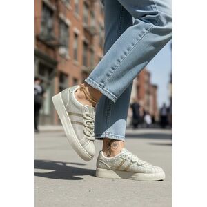 Adidasi dama casual bej M2095 N9-2 imagine