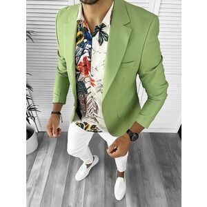 Sacou barbati slim fit VERDE CU MIC DEFECT DEF9123 P18-1.3 imagine