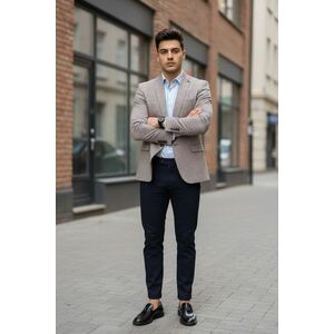 Sacou barbati slim fit TD3019 P19-1.2 imagine