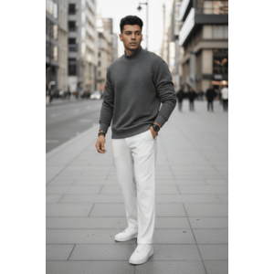 Bluza barbati gri slim fit 2660 P20-3.3 imagine