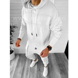 Hanorac barbati alb slim fit K031 P20-3.2 imagine