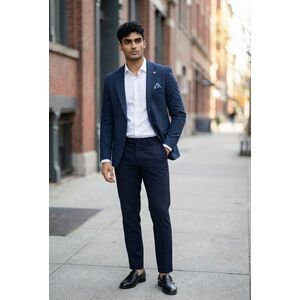 Sacou barbati slim fit ZR 792 P19-3.3 imagine