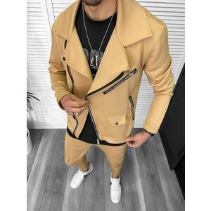 Trening barbati slim fit maro CU MICI DEFECTE DEF1018 P19-4.2 imagine