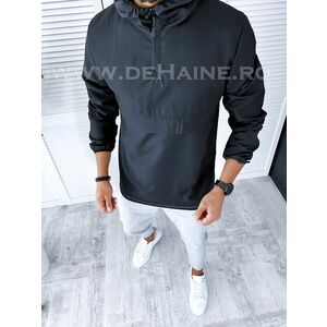 Jacheta barbati de toamna neagra din fas subtire B2370 O1-4.3 imagine