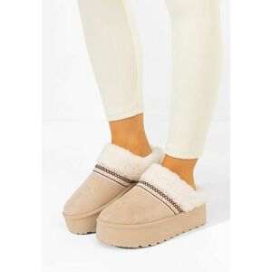 Saboti dama cu platforma Anelisse bej imagine