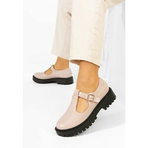 Pantofi casual damă Kenia bej imagine