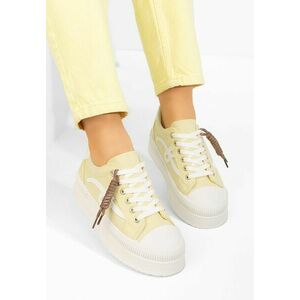 Sneakers cu platformă Altamira galbeni imagine