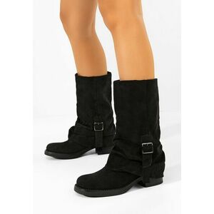 Cizme scurte dama Amelisa negre imagine