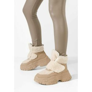 Sneakers dama imblaniti Comino kaki imagine