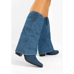 Cizme cowboy dama Josefima denim imagine