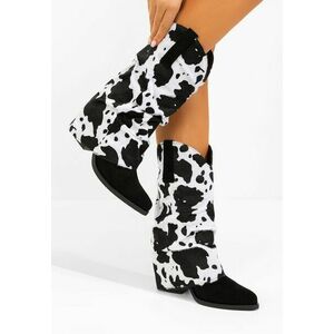 Cizme cowboy dama Stolia animal print imagine