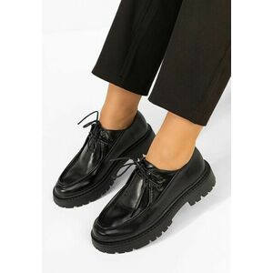 Pantofi casual dama Grinora negri imagine