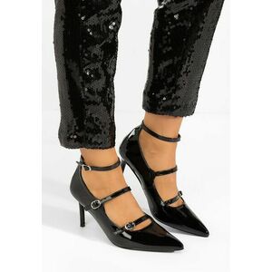 Pantofi cu toc stiletto Nonalisa negri imagine