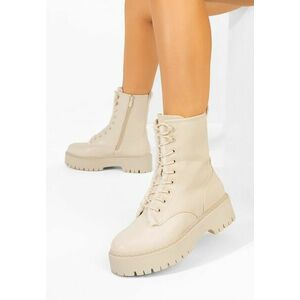 Bocanci damă Alettia bej imagine