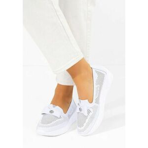 Pantofi casual damă Irvesa albi imagine