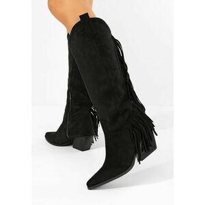 Cizme cowboy dama Verlia negre imagine