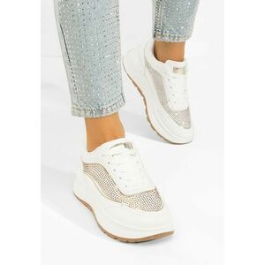 Sneakers dama Dalyana albi imagine