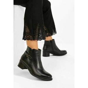 Ghete cu toc Ilvoria negre imagine