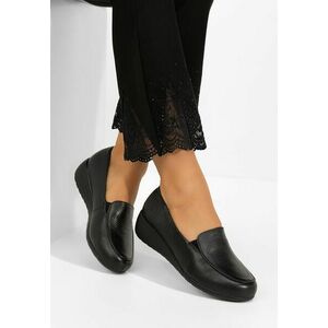 Mocasini dama Brenira negri imagine