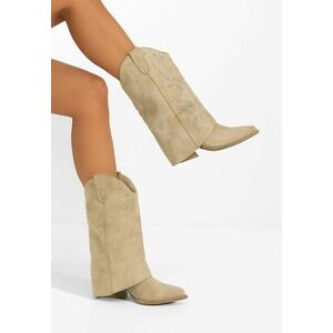 Cizme dama Ledava kaki imagine