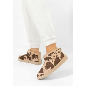 Cizme tip ugg Silora maro imagine