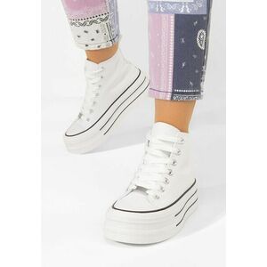 Tenisi cu platformă Kimala V3 albi imagine