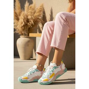 Sneakers dama Calistra multicolori imagine