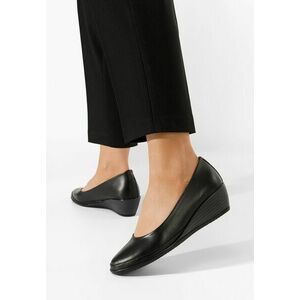 Pantofi cu platforma Minas B negri imagine